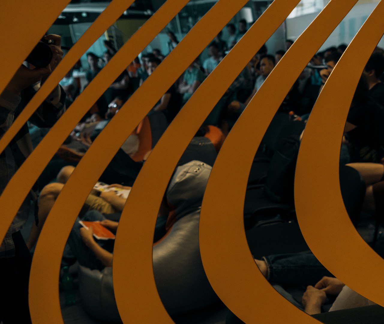 Фото с митапа AlmatyJS #1